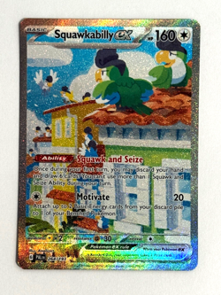 Pokemon TCG Squawkabilly EX 264/193 Special Illustration Rare Paldea Evolved - Image 1