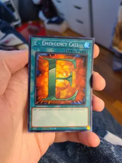 Yugioh E - Emergency Call BLC1-EN032 1st Ultra Rare (Silver) - Image 1