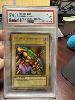 2002 LOB-123: Left Arm Of The Forbidden One - Unlimited (PSA 7) - Image 2