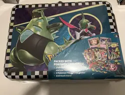 POKEMON TCG SCARLET & VIOLET COLLECTOR CHEST LUNCH BOX TIN 2024 *FACTORY SEALED* - Image 1