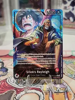 Silvers Rayleigh Alt Art Leader OP12-001 Legacy of the Master One Piece TCG - Image 2