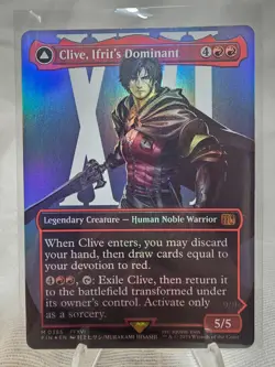 MTG Magic Final Fantasy | Clive, Ifrit's Dominant | M 0385 FOIL | NM - Image 1