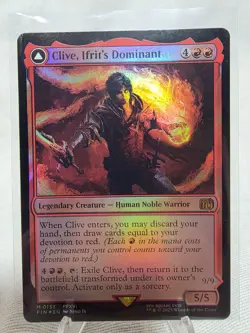 MTG Magic Final Fantasy | Clive, Ifrit’s Dominant | FOIL M 0133 | NM - Image 1