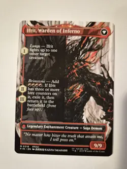 Magic: The Gathering Final Fantasy Clive Ifrit's Dominant Borderless Card MTG - Image 2