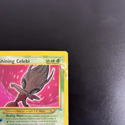 106/105 Shining Celebi Pokemon TCG Rare Holo Card - Neo Destiny - - Image 2