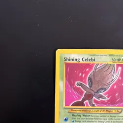 106/105 Shining Celebi Pokemon TCG Rare Holo Card - Neo Destiny - - Image 3