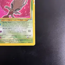 106/105 Shining Celebi Pokemon TCG Rare Holo Card - Neo Destiny - - Image 5
