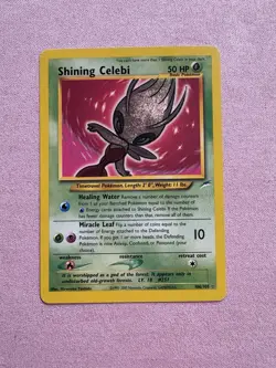 Pokemon TCG Neo Destiny Shining Celebi Holo Card 106/105 Great Condition - Image 1