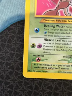 Pokemon TCG Neo Destiny Shining Celebi Holo Card 106/105 Great Condition - Image 5
