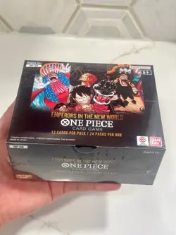 One Piece TCG OP-09 Emperors in the New World Booster Box Brand New & Sealed - Image 1