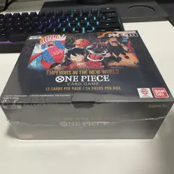 One Piece OP-09 English Booster Box Emperors In The New World NEW & SEALED - Image 2