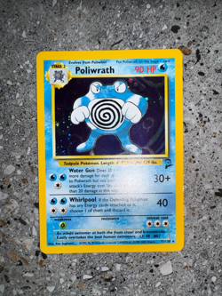 Pokemon TCG Cards Poliwrath 15/130 Base Set 2 Holo Rare NM-M - Image 4