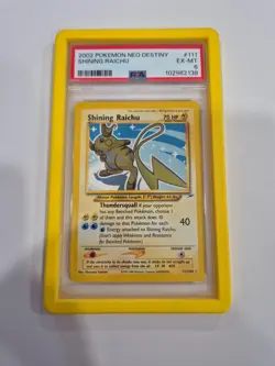 2002 Pokemon Neo Destiny Shining Raichu PSA 6 #111 - Image 1