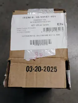 EMPTY Pokemon TCG: Scarlet & Violet SV10 Destined Rivals Booster Box Case EMPTY* - Image 1