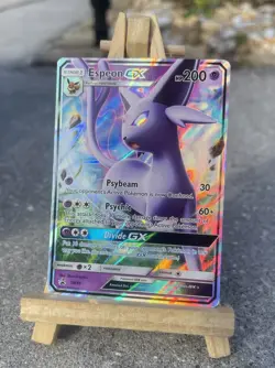 Pokemon TCG Espeon GX SM35 Sun And Moon Black Star Promo - Image 1