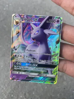 Pokemon TCG Espeon GX SM35 Sun And Moon Black Star Promo - Image 4