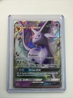 Pokemon Espeon GX SM35 TCG Black Star Promo Holo Card Sun and Moon - Image 1