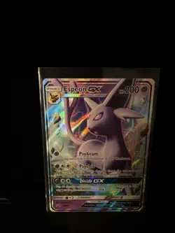 Pokemon Espeon GX TCG SM35 Sun and Moon Black Star Promo Card - Image 3
