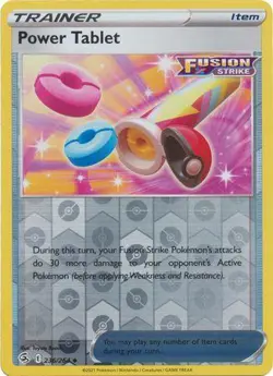Power Tablet 236/264 Reverse Holo | Fusion Strike | Pokemon Card - Image 1