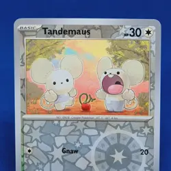 Tandemaus Reverse Holo 159/198 Scarlet & Violet Pokemon Card 2023 - Image 3