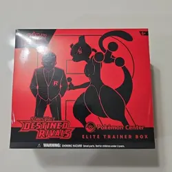 Pokemon Destined Rivals ETB Elite Trainer Box Pokemon Center Exclusive Sealed - Image 1