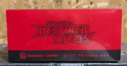 Pokemon Destined Rivals ETB Elite Trainer Box Pokemon Center Exclusive Sealed - Image 5