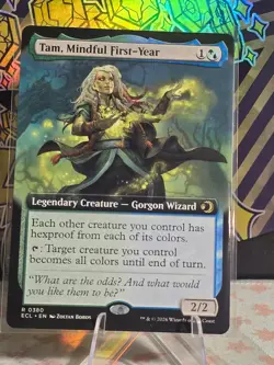Tam, Mindful First-Year (Extended Art) Lorwyn Eclipsed Regular - Image 1