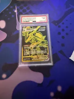 2022 POKEMON SWORD & SHIELD SILVER TEMPEST #TG29 FULL ART/RAYQUAZA VMAX PSA 9 - Image 1