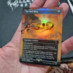 MTG - (Borderless Bundle Foil) THE ONE RING - Lord of the Rings (M) - Image 1