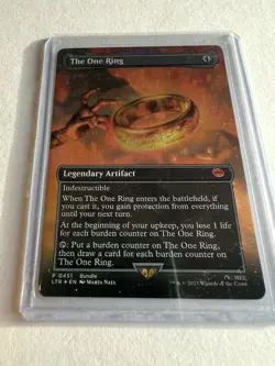 Magic: The Gathering the One Ring Borderless Foil Mint Condition P 0451 - Image 1