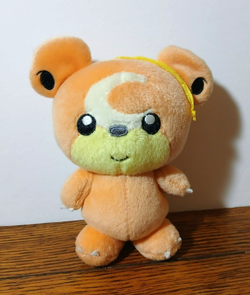 Banpresto Teddiursa Pokemon plush 2001 mini 6" anime bear stuffed tto Ursaring - Image 1