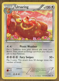 Ursaring RC16/RC25 ~ Radiant Collection ~ B&W Legendary Treasures ~ NM/Mint!! - Image 1