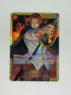 Namco One Piece Card Game Shanks OP01-120 Romance Dawn Secret Rare Foil 10000 - Image 1