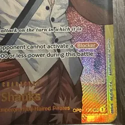 Shanks SEC OP01-120 - One Piece TCG English Card Near-Mint Secret Rare - Image 5