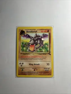 Aerodactyl 16/62 Non-Holo Rare Fossil Pokemon TCG Card - Image 1
