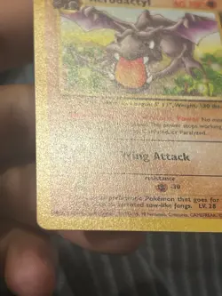 Aerodactyl 16/62 Pokemon Fossil Unlimited Rare WOTC Card TCG Non Holo - Image 4