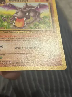 Aerodactyl 16/62 Pokemon Fossil Unlimited Rare WOTC Card TCG Non Holo - Image 5