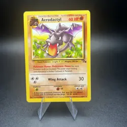 Aerodactyl 16/62 Fossil Rare Non-Holo Vintage Pokemon TCG Card LP - Image 1