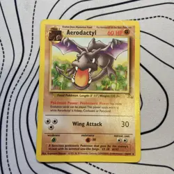 Aerodactyl 16/62 Non-Holo Rare Fossil Pokemon TCG Card HP - Image 1