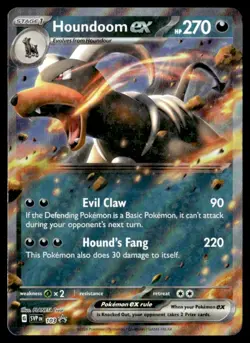 Houndoom ex - Holo SV: Scarlet & Violet Promo Cards 103 NM Pokemon TCG - Image 1