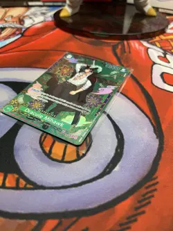 One Piece TCG OP14 Dracule Mihawk SP Alt Art OP12-030 - Image 3