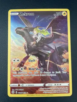 Pokemon Zekrom TG05/TG30 Swsh09: Brilliant Stars Trainer Gallery Ultra Rare Holo - Image 2