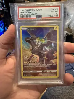 PSA 10 Zekrom TG05/TG30 Swsh09: Brilliant Stars Trainer Gallery Holo Pokemon - Image 1