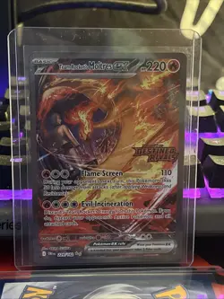 Pokemon TCG Team Rockets Moltres EX Destined Rivals SIR Stamped Promo 229/182 - Image 1