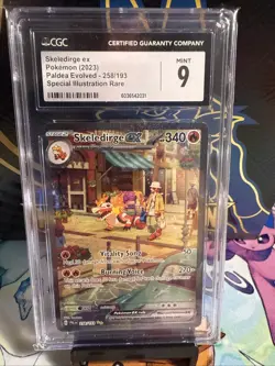 Skeledirge EX Holo Paldea Evolved Illustration Rare Card 258/193 Sv02 - Image 2