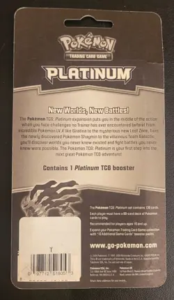 Pokemon TCG Platinum Shayzin Booster Pack Factory Sealed 2009 - Image 2