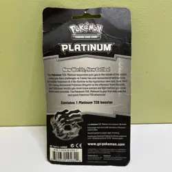 Pokemon TCG Platinum Base Set Blister Booster Pack Factory Sealed Dialga Art - Image 3