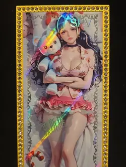 Anime Waifu Gold Metal Card - "Goddess Story" OP-SV-006 Limited Edition Tashigi - Image 2