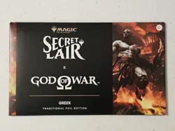 MTG Secret Lair x God of War: Greek (Traditional Foil Edition) (Sealed) - Image 1