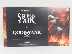 2025 MTG Secret Lair x God of War Greek Sealed Traditional Foil Edition Box - Image 1